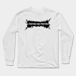 Black Distressed - Lynyrd Skynyrd Long Sleeve T-Shirt